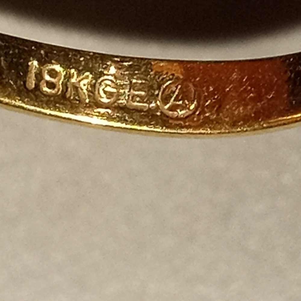 Gold Ring With Blue Gemstone - image 3